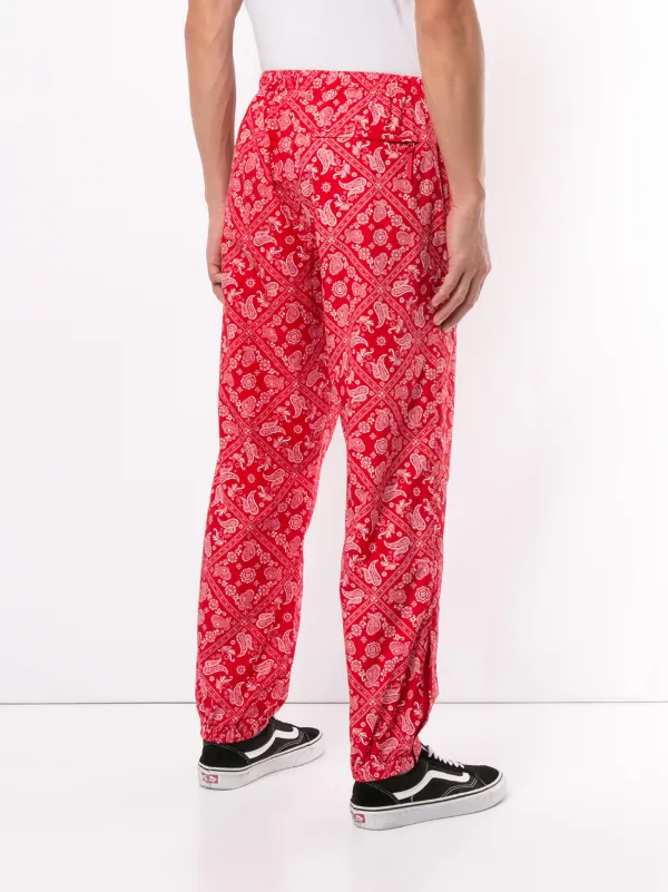 supreme bandana track pant