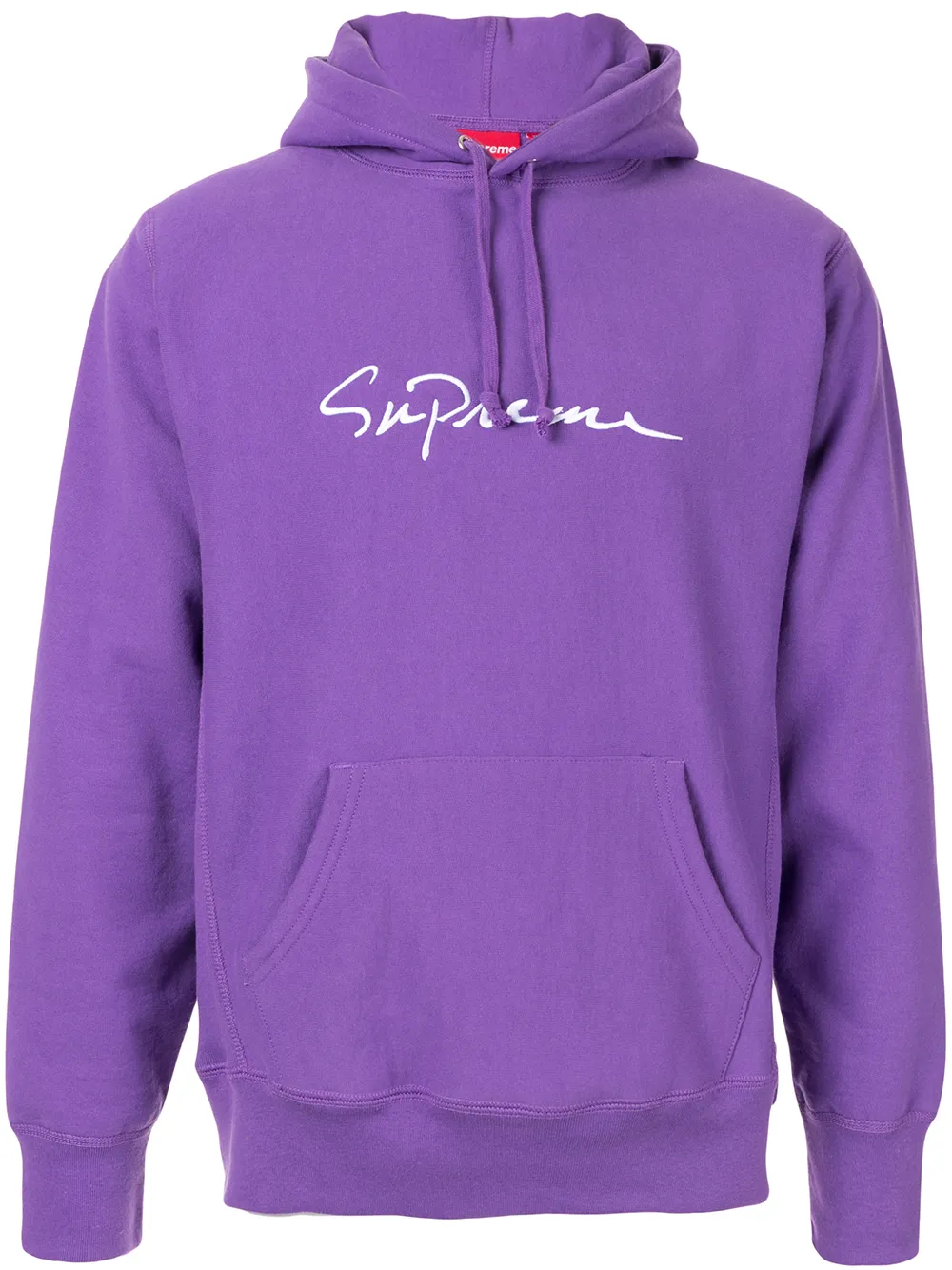 Supreme classic 2025 script hooded sweatshirt