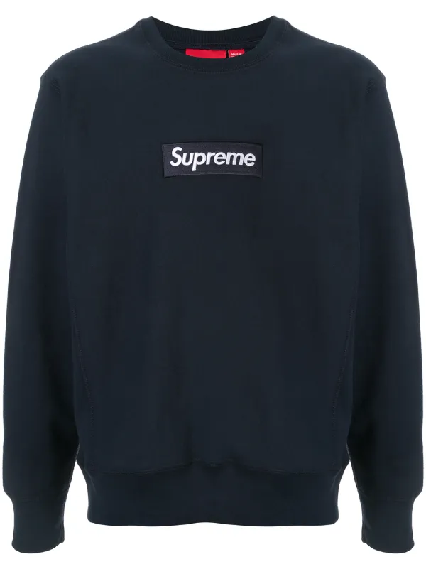 Supreme Side Logo crew-neck Sweatshirt - Farfetch