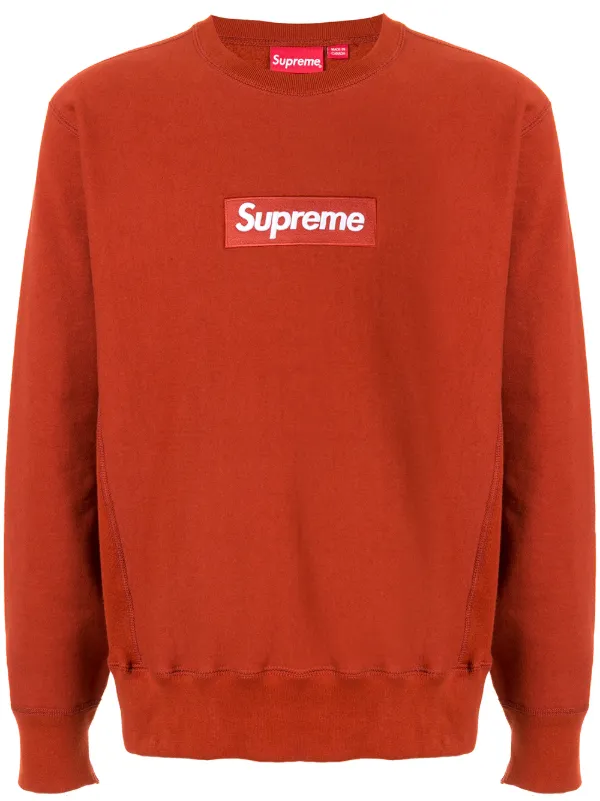 Supreme Box Logo cres neck Sweatshirt Farfetch