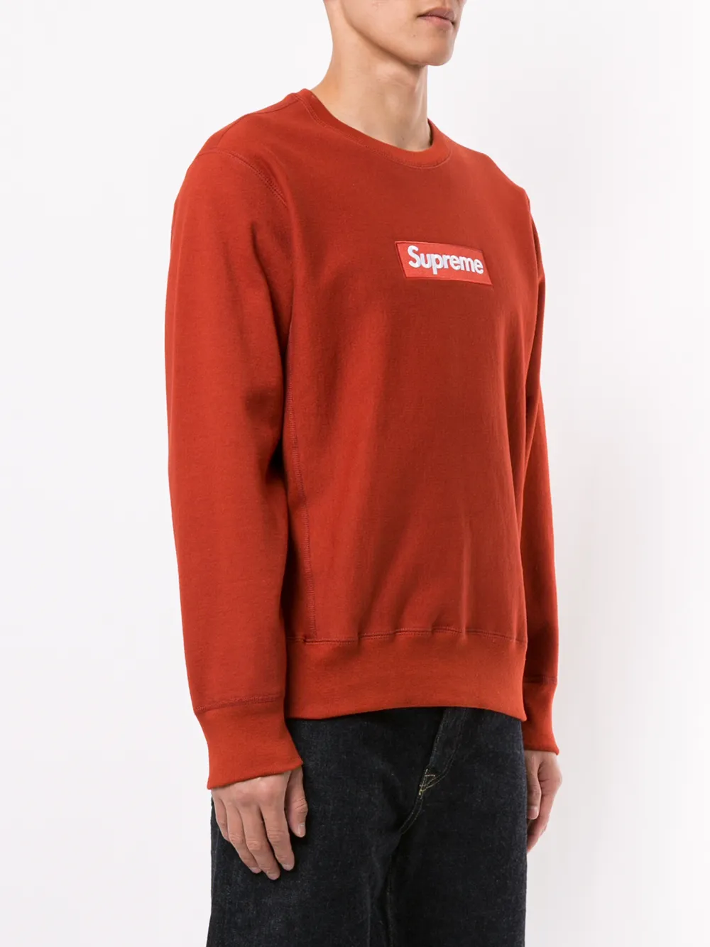 Supreme Box Logo crew-neck Sweashirt - Farfetch in 2023