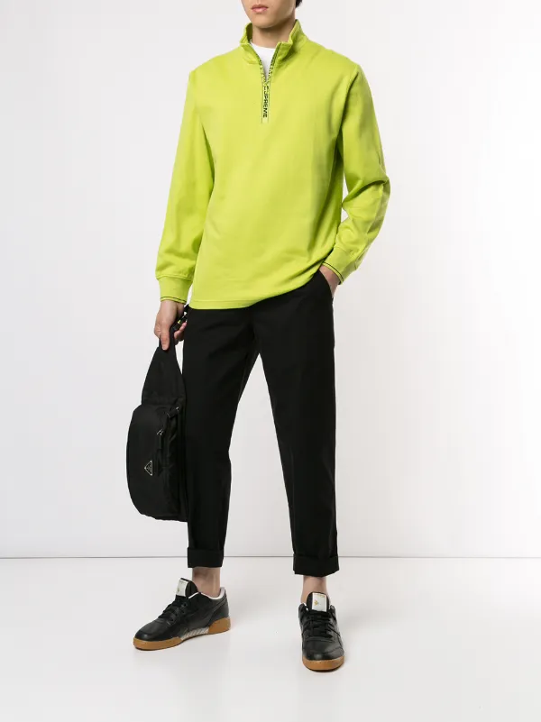 world famous supreme half zip