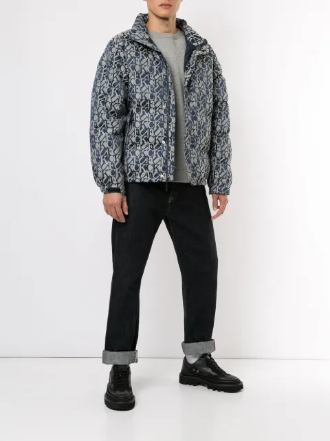 supreme jacquard puffy jacket