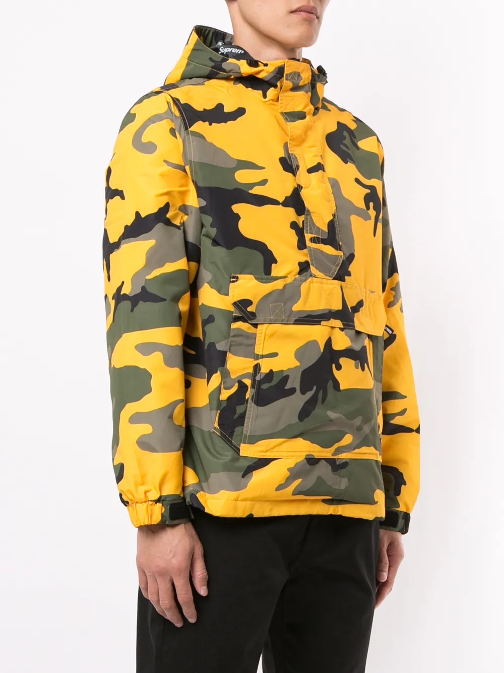 Supreme yellow outlet camo jacket