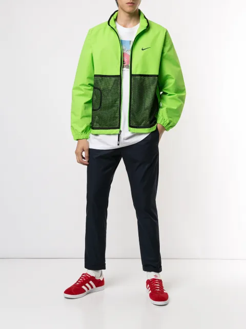 supreme nike trail running jacket pink