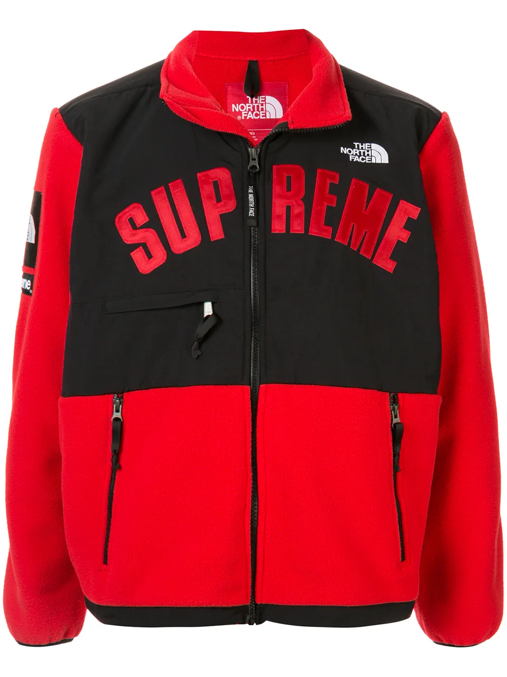 

Supreme x The North Face arc logo denali fleece - Rojo