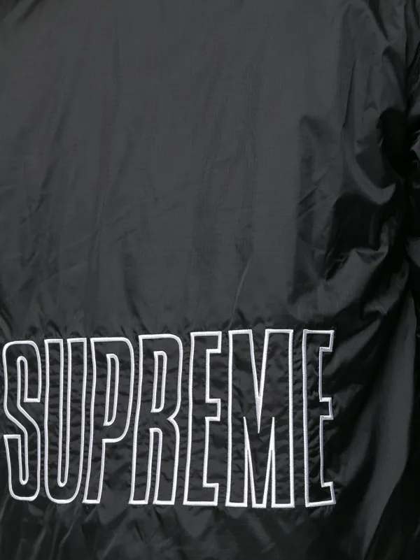 supreme champion pullover parka black