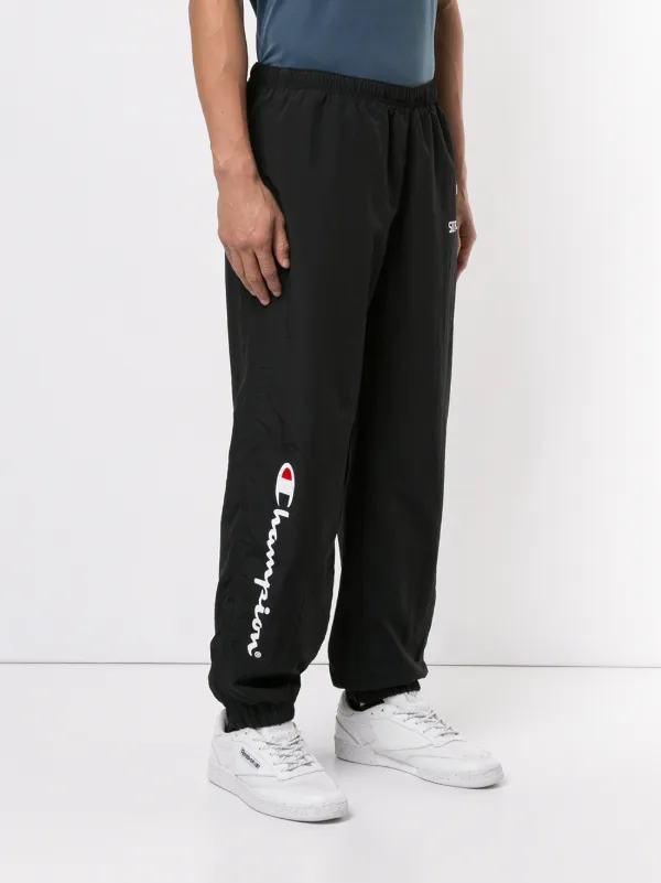 supreme x champion track pants