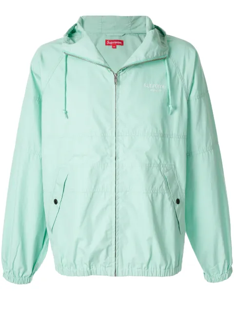 supreme cotton hooded raglan jacket