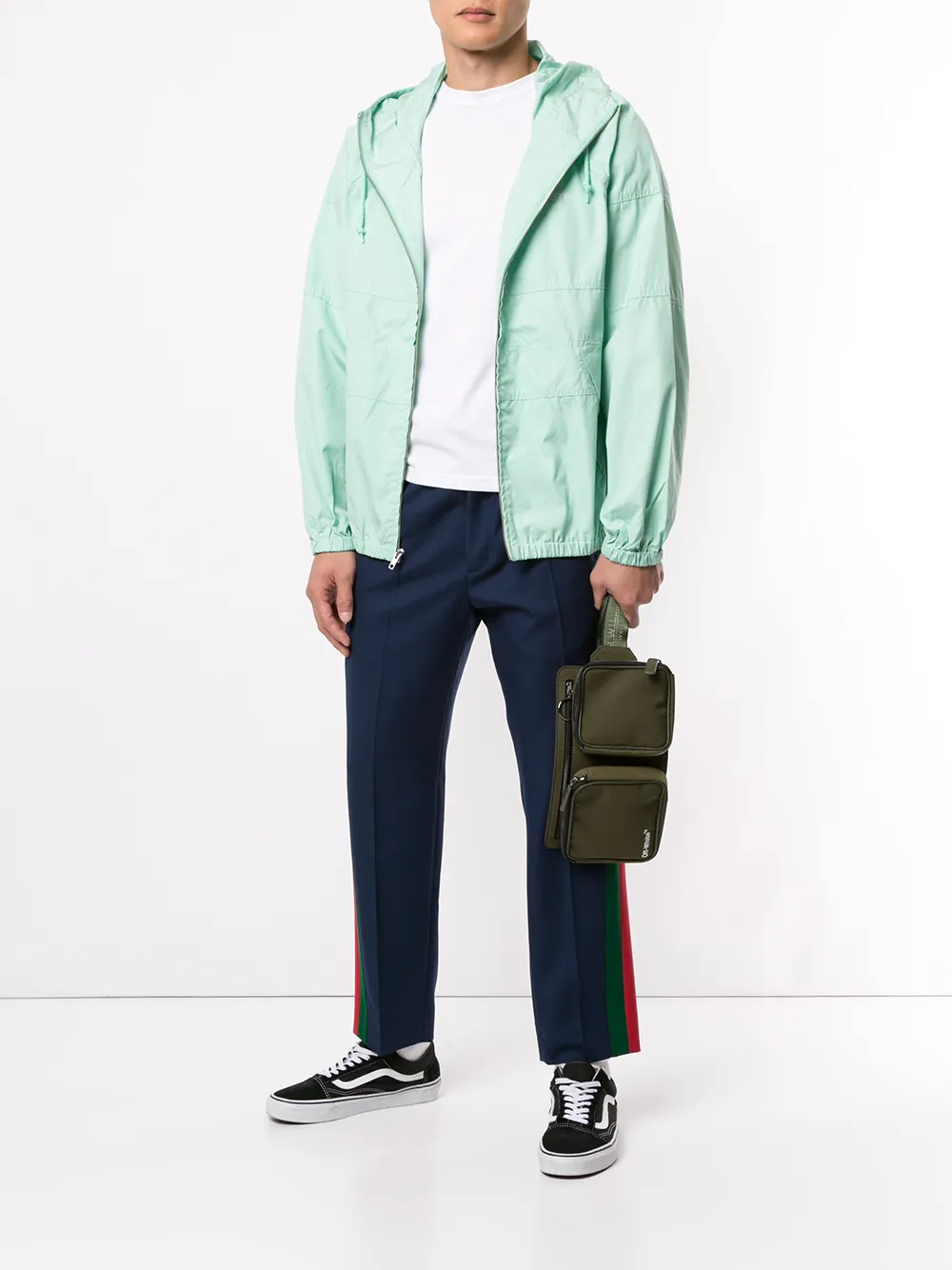 supreme cotton hooded raglan jacket