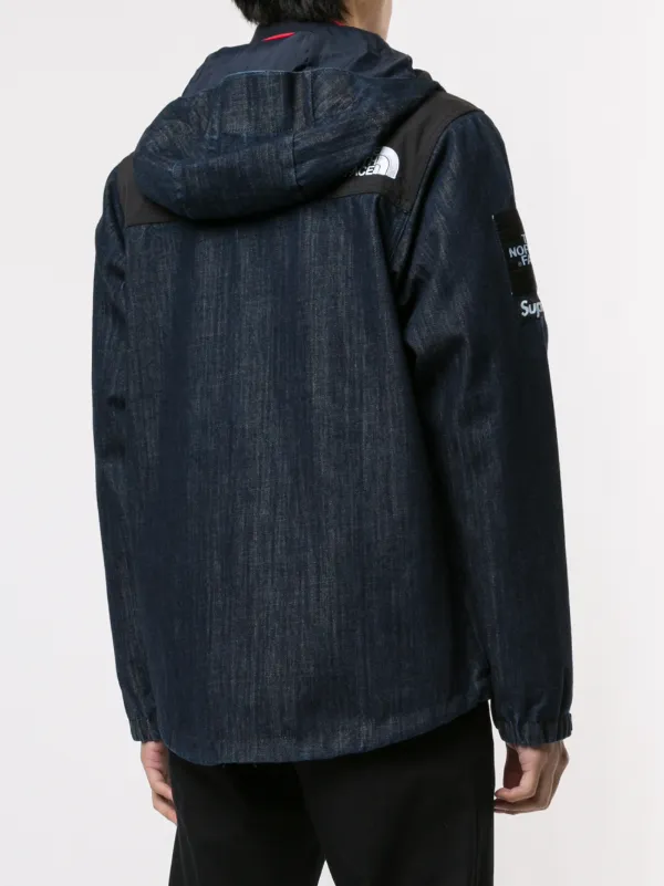 supreme northface denim dotshot jacket - マウンテンパーカー