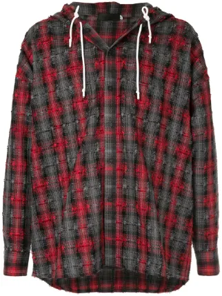 Off Duty plaid hooded shirt $178 - Buy 