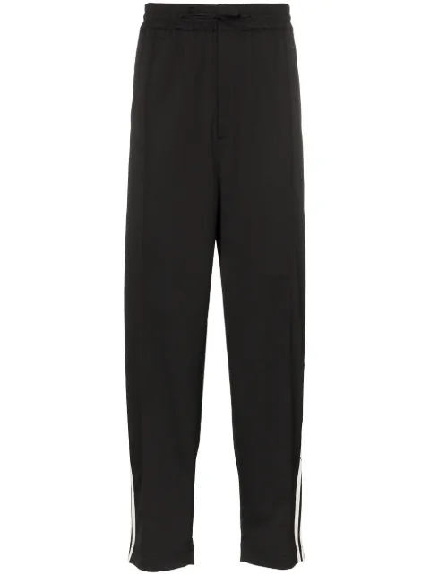 Y-3 wide leg 3-stripe sweatpants