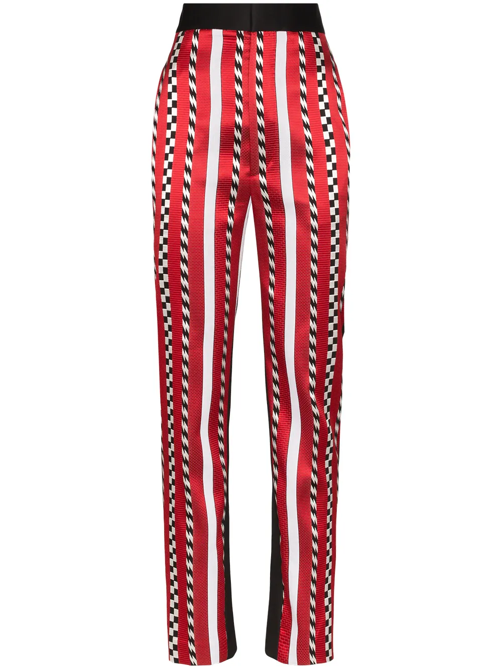 Haider Ackermann Pants HIGH-RISE STRIPED SLIM-LEG TROUSERS
