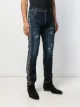 Balmain logo-stripe skinny jeans