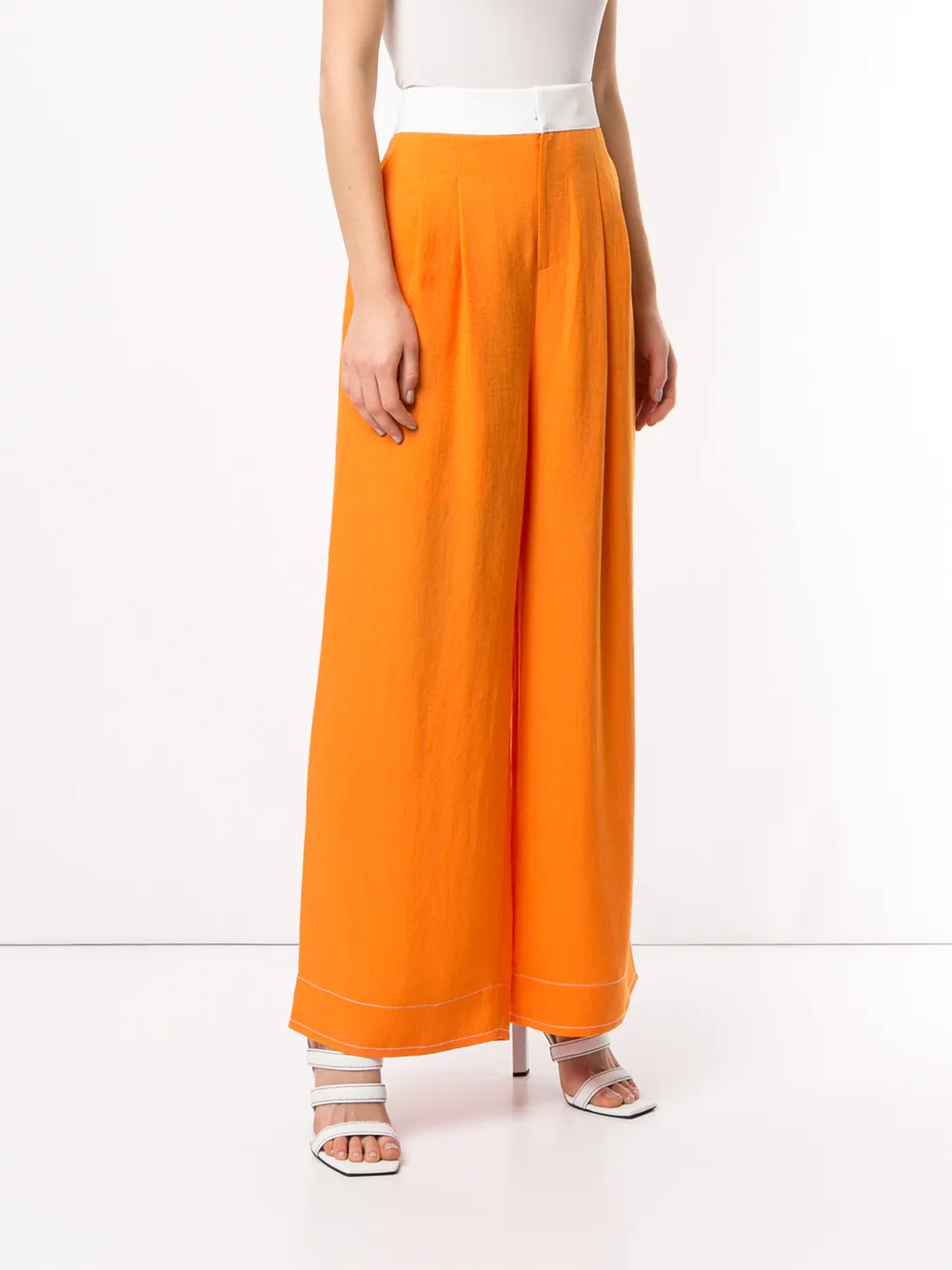 фото Comme moi брюки широкого кроя