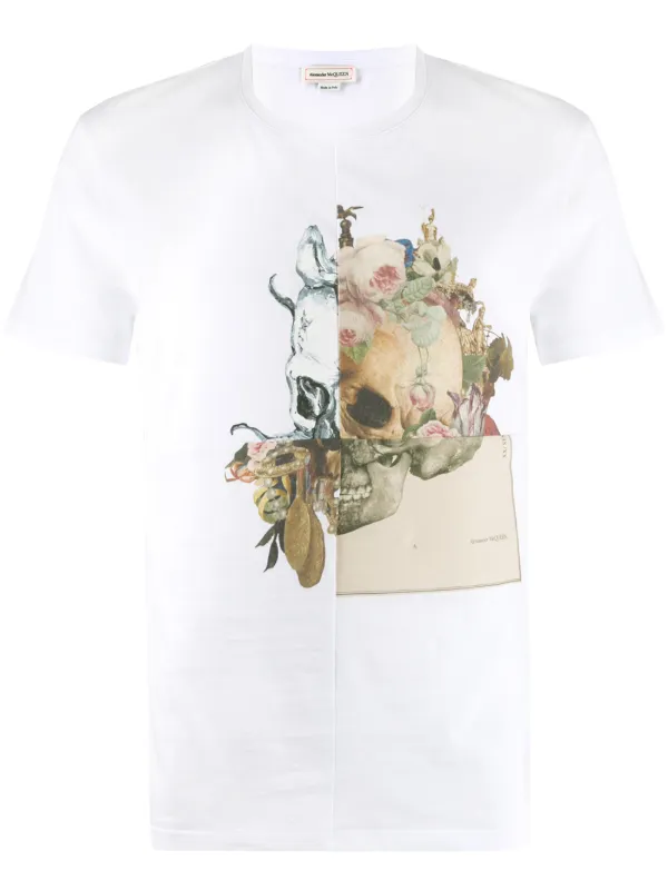 designer skull t shirt