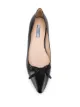 Prada flat pointed toe ballerinas