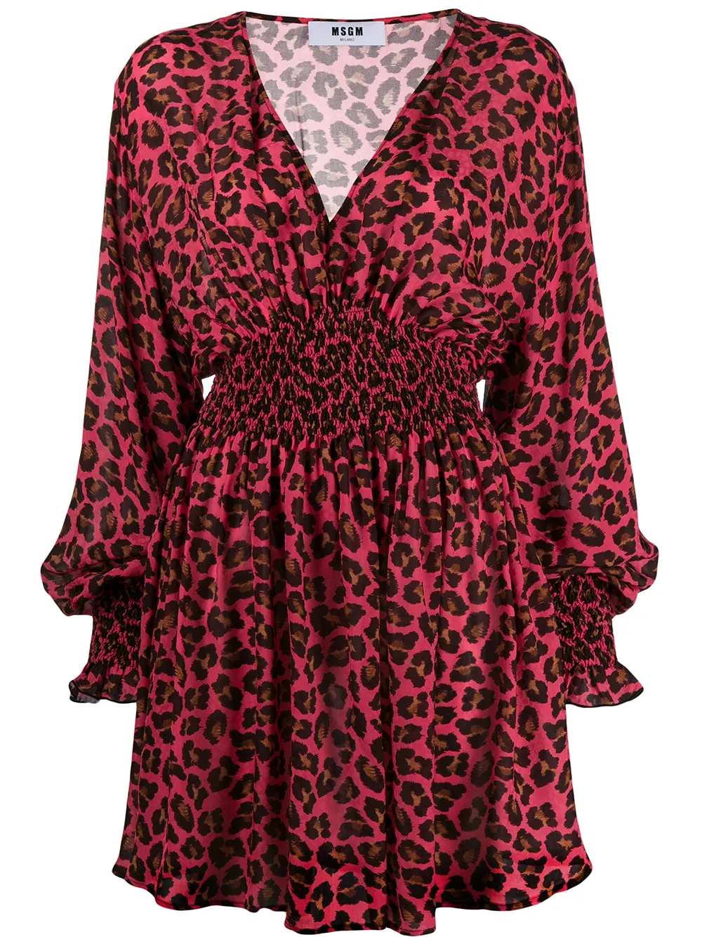 maroon leopard print dress