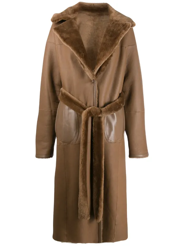 trench coat fur trim