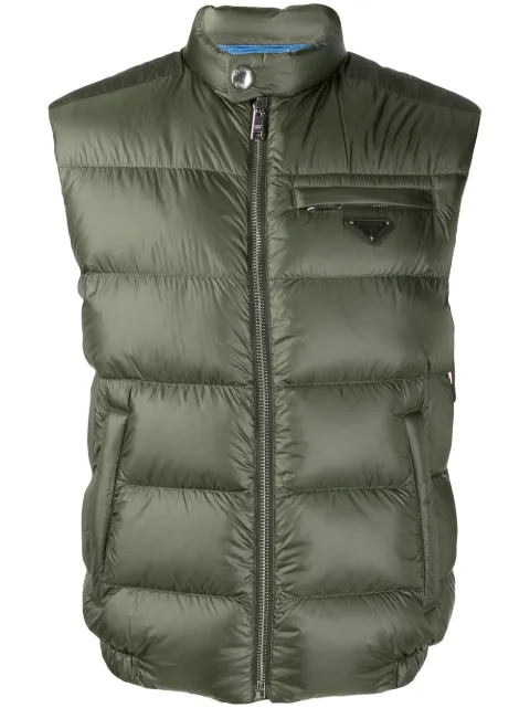 mens prada body warmer