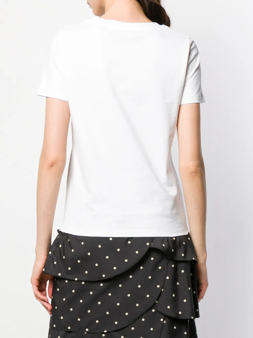 Philosophy Di Lorenzo Serafini T-shirt met geborduurd kant Wit