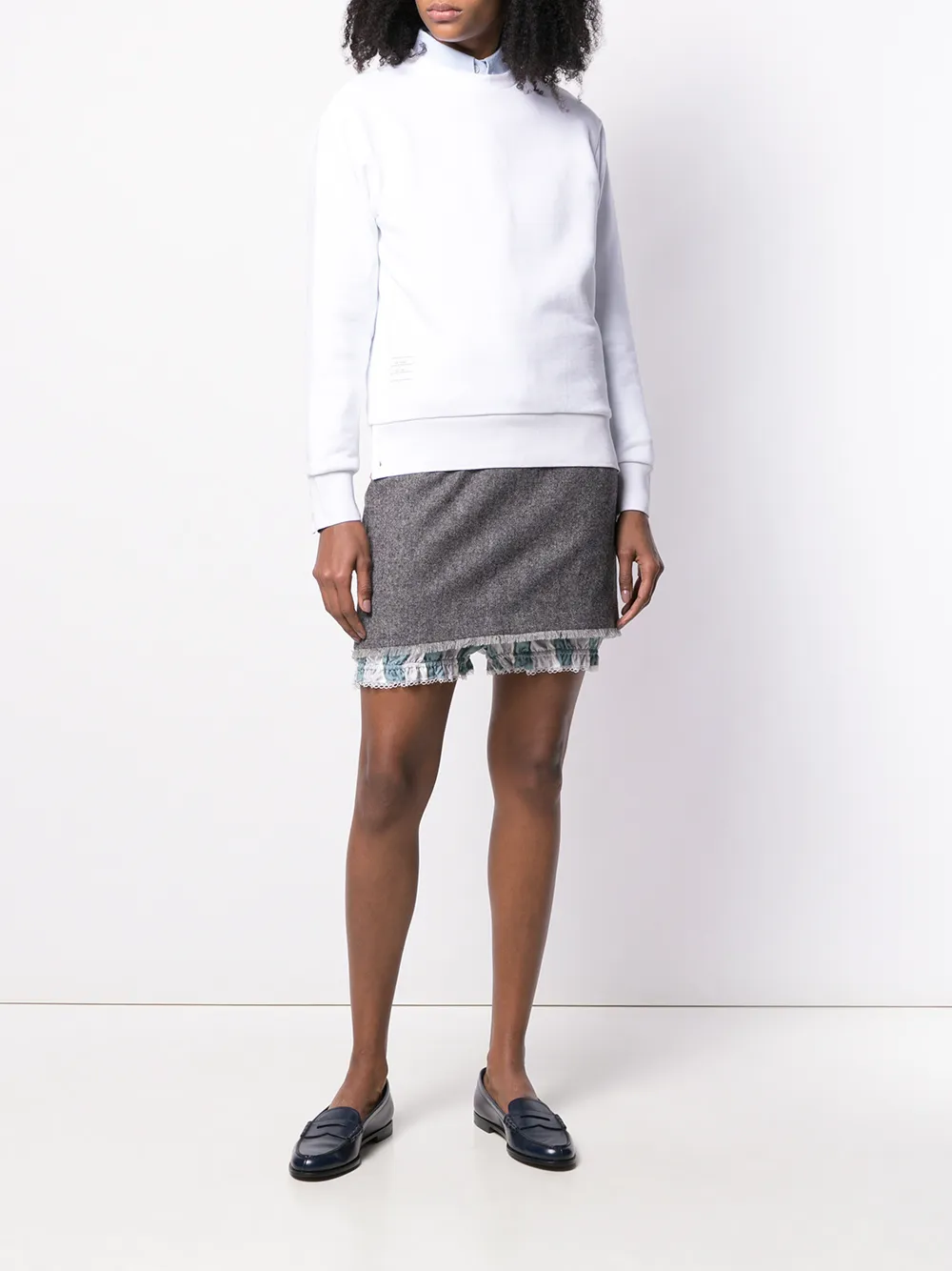 Thom Browne Trui met ronde hals - Wit