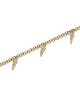 Sydney Evan 14kt yellow gold Spike fringe diamond bracelet