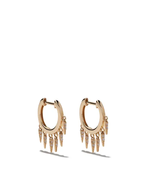 Sydney Evan arracadas Fringe con diamantes en oro amarillo de 14kt