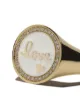 Sydney Evan 14kt yellow gold Love enamel diamond ring