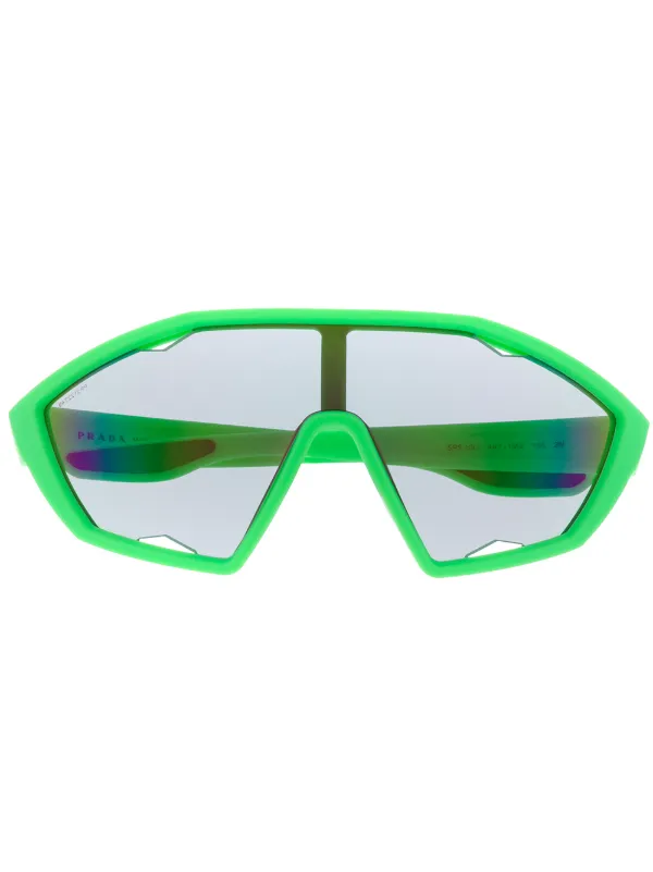 Neon green prada sunglasses clearance