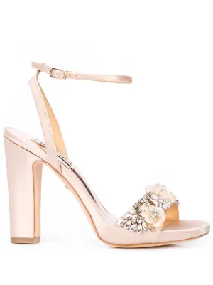 badgley mischka odelia crystal embellished sandal