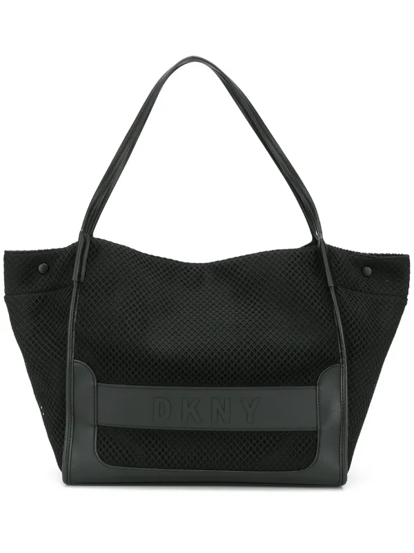 Dkny ebony mesh tote Clearance