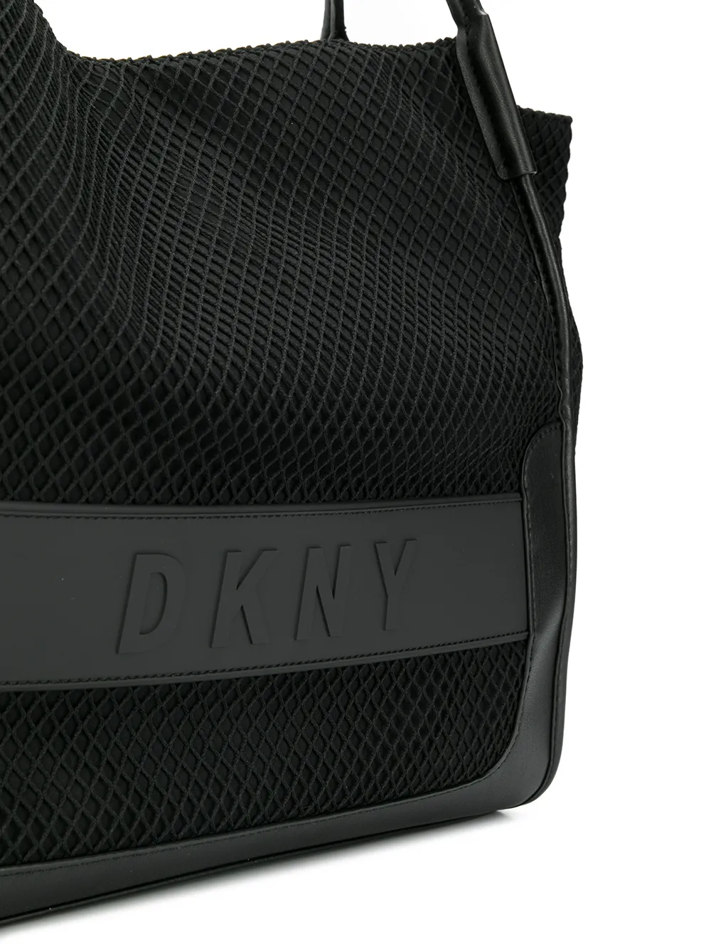 dkny ebony mesh tote