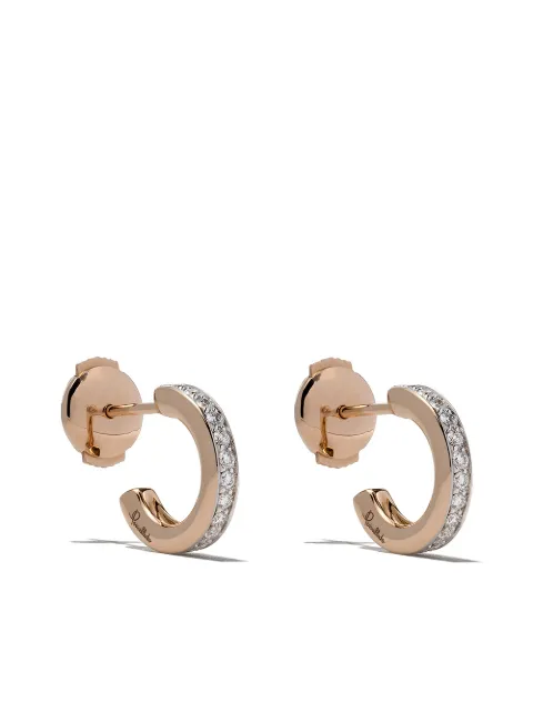 Pomellato 18kt rose gold Iconica diamond earrings