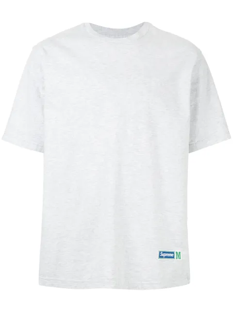 Supreme logo patch T-shirt