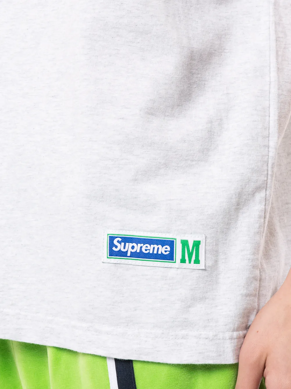 фото Supreme футболка с нашивкой-логотипом