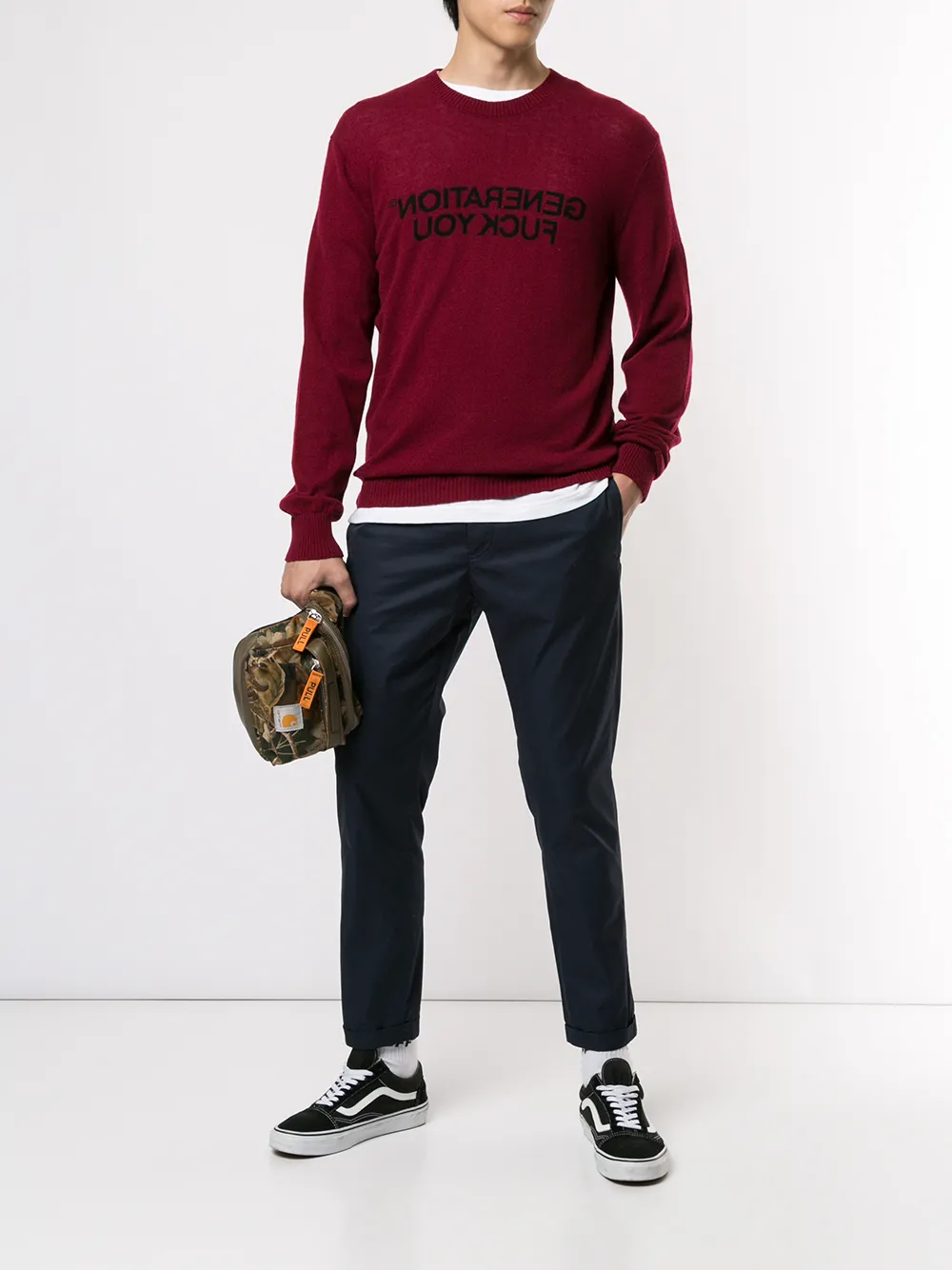 Supreme Trui met print - Rood