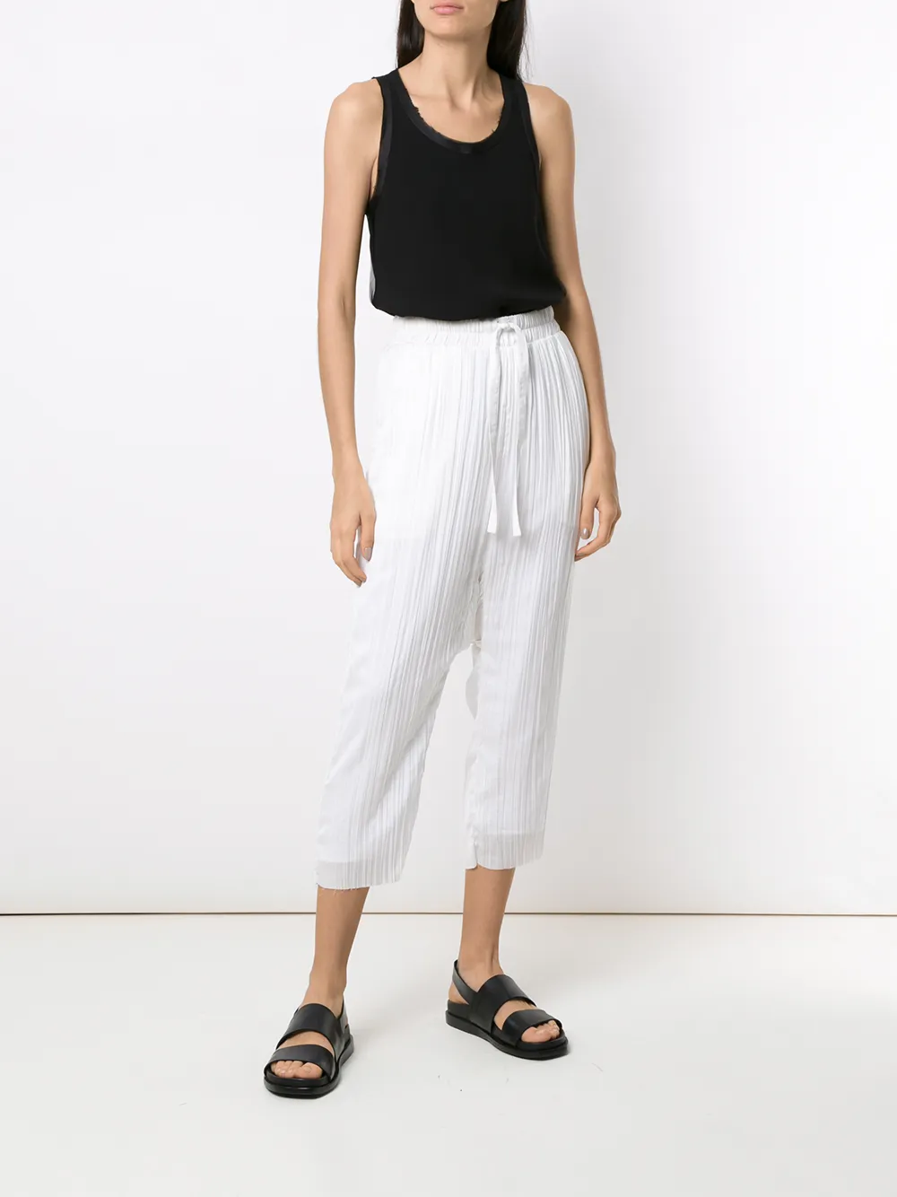 Uma | Raquel Davidowicz Racerback tanktop - Zwart