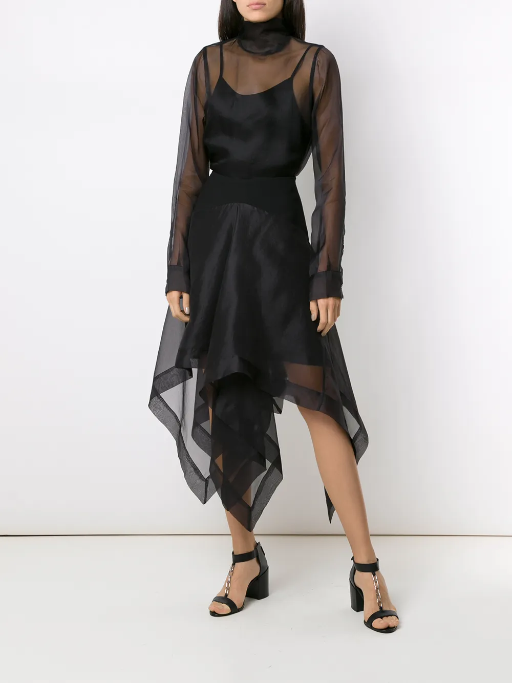 Uma | Raquel Davidowicz Zijden blouse - Zwart