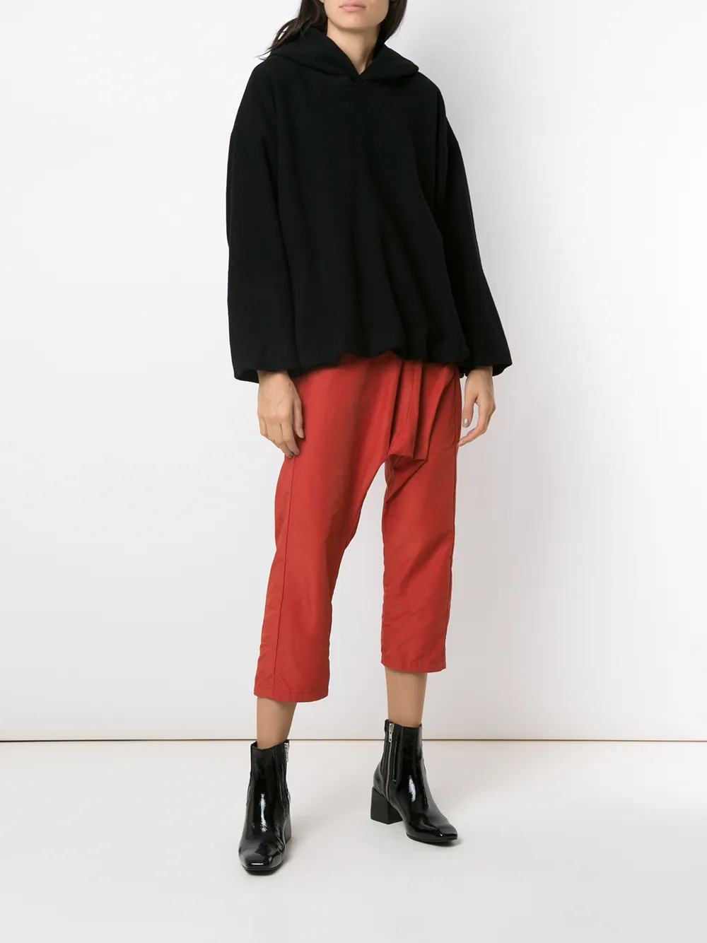 Uma | Raquel Davidowicz Wollen hoodie - Zwart