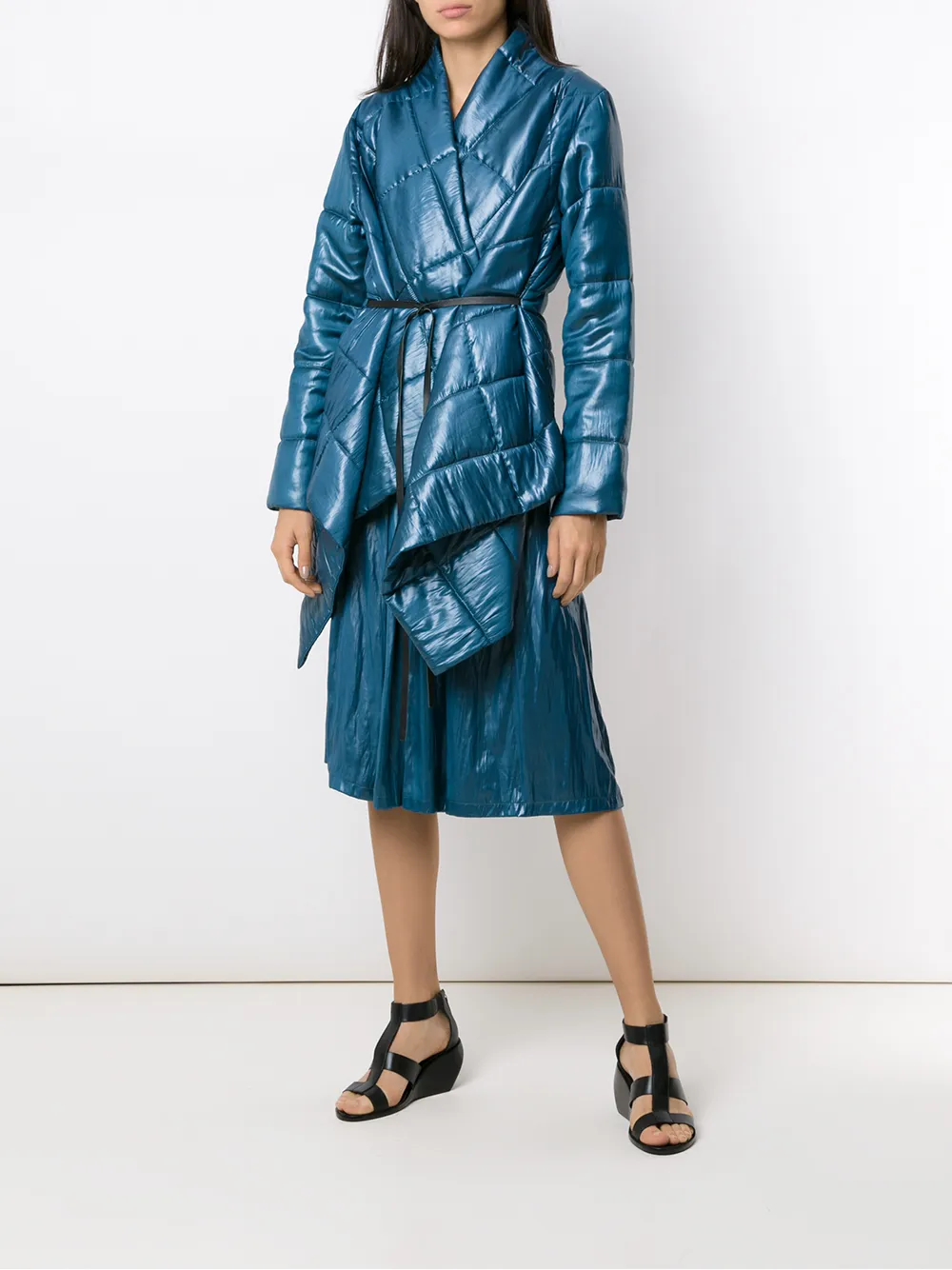 Uma | Raquel Davidowicz Zijden skorts - Blauw