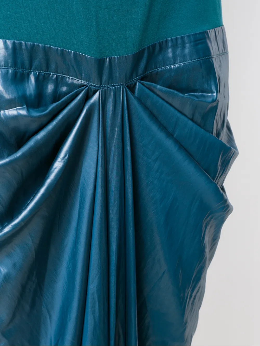 Uma | Raquel Davidowicz Jurk met ruche Blauw