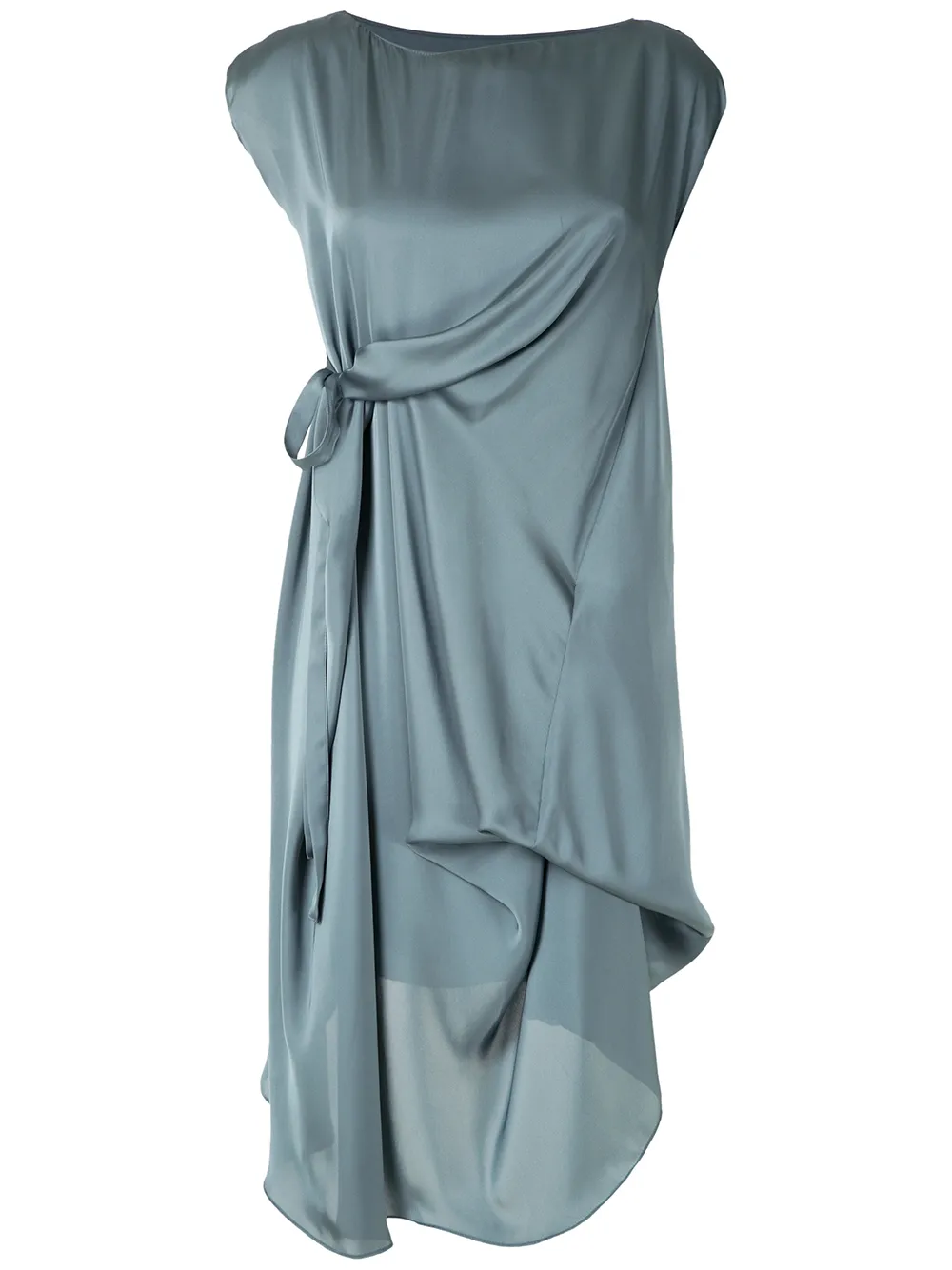 Uma Raquel Davidowicz Romulu Draped Dress In 蓝色