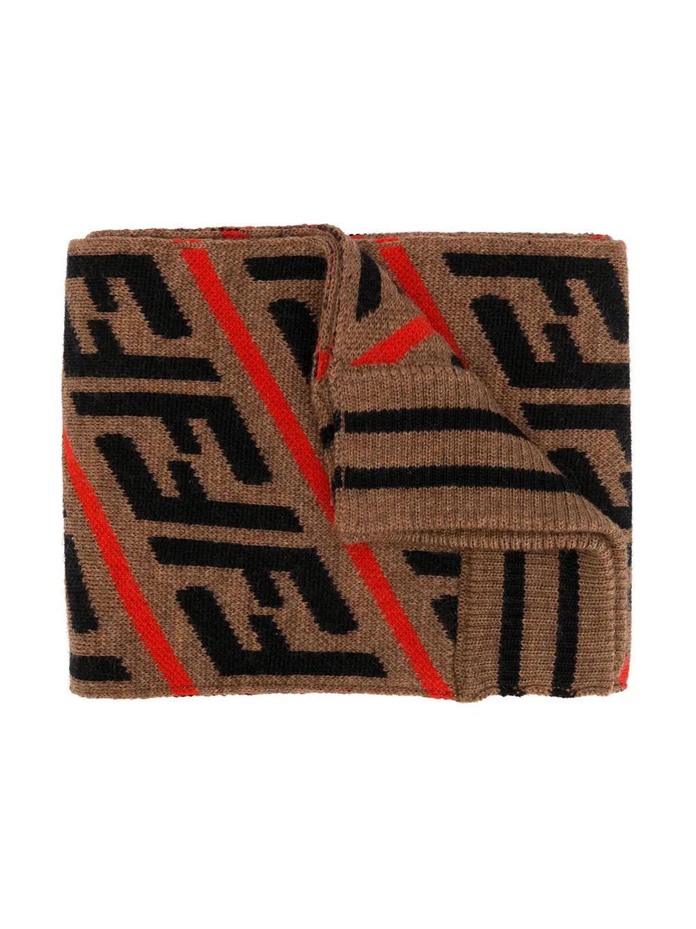 Fendi Kids шарф с монограммой Fendi Kids шарф с монограммой