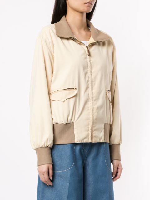 Hermès Pre-Owned Long Sleeve Zip Up Reversible Jacket | Farfetch.com