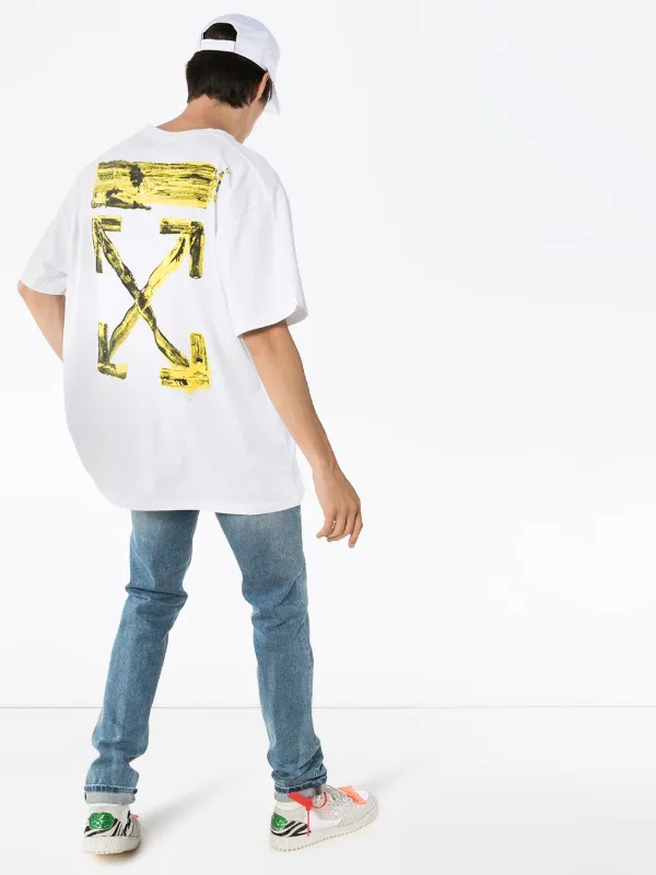 off white arrow print t shirt aw19