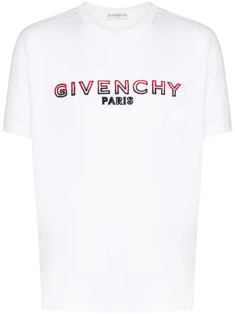 Givenchy logo 纹理T恤