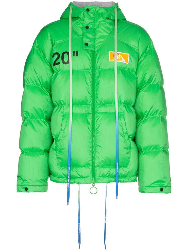 off white hooded jacket