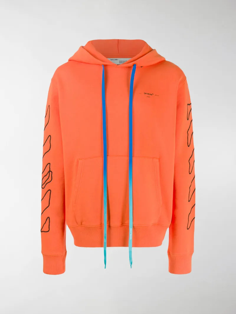 Off-White abstract arrow logo hoodie 